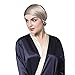 LilySilk Silk Bonnet for Sleeping Womens Sleep Cap 100% 19MM Mulberry Silk for Long Curly Hair Adjustable Stretchy Taupe