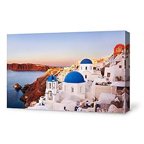 Canvas Wall Art for Living Room,Bedroom Home Artwork Paintings Charming Civic Landscape Ready to Hang - 12x18 inches