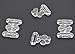 Plastic Bikini Bra Clips Swimwear Clicker Bikini Accessory 15mm Pack of 200Sets (Clear)