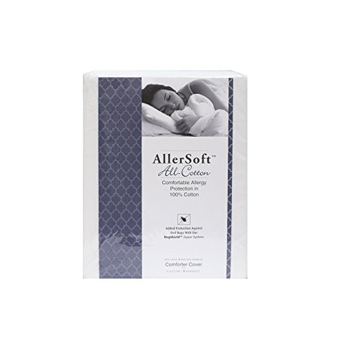 Aller Soft 100-Percent Cotton Dust Mite And Allergy Control Duvet Protector, King (803650013808)