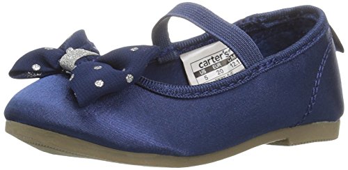 Carter s twinkle girl s ballet flat, navy, 7 m us toddl…