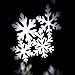 AOWIN Outdoor LED Lights Waterproof White Snowflake Landscape Projector (Cool White)