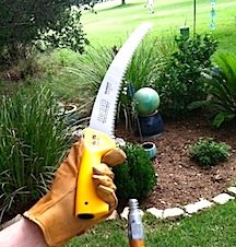 "GoSaw" Combination Pole-Mount & Hand-Held Pruning Saw (13-inch