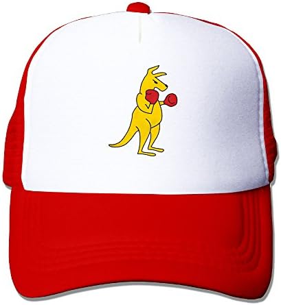DACHEN Adut Boxing Kangaroo Snapback Baseball Cap Outdoor Sports Mesh Hat Sun Hats Red