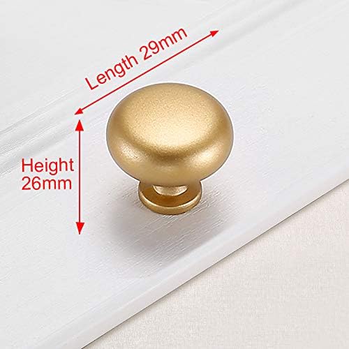 wkdthvb Matte Gold Handles Solid Aluminum Alloy Kitchen Cupboard Pulls Drawer Knobs
