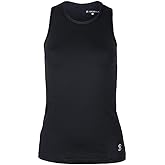 SOFIBELLA Women's Tennis Tank Black