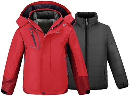 Wantdo Boys 3 in 1 Waterproof Ski 