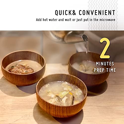 KMunchies Pulmuone Dry Miso Soup Mix 5 Packs x 8g Instant Miso Soup