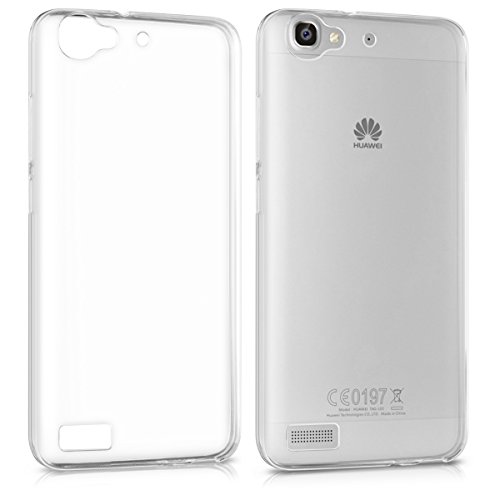 kwmobile Crystal Case Cover for Huawei GR3 / P8 Lite SMART made of TPU Silicone - transparent clear Protection Case in transparent