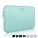 15-15.6 Inch (Black, Green, Grey, Blue, Purple, Chevron, Pink) Laptop Sleeve, Zikee Water Resistant Thickest Protective Slim Laptop Case