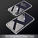 Nicexxxx Anti-Scratch 9H Tempered Glass Back and Soft TPU Bumper Drop Protection, Wireless Charging Compatible with iPhone X/iPhone Xs