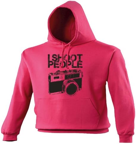 Fonfella Slogans Men's I Shoot People - Camera - Hoodie