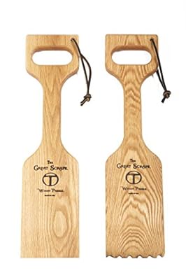 Wood Grill Scraper - Perfect BBQ Accessory For Cleaning Any Grill, Made in USA, Choose from 3 styles and 2 sizes