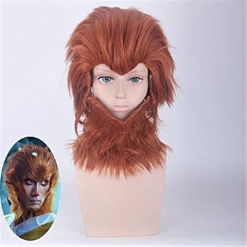 Amazon Com Monkey King Hero Is Back The Monkey King Sun Wukong Cosplay Wigs Bear Wig Cap Beauty