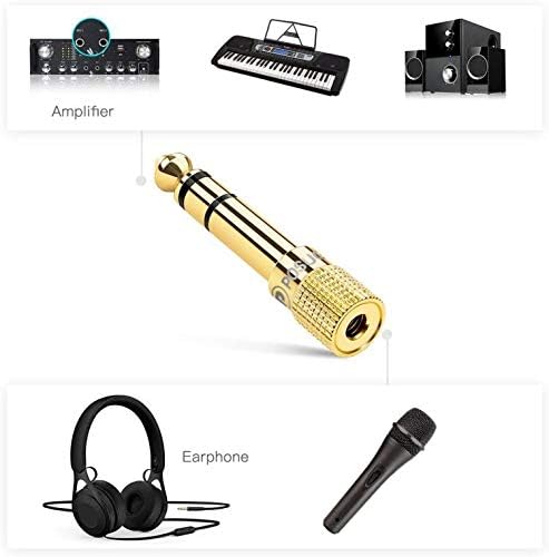 POSUGEAR Headphone Adapter jack 6.35mm (1/4 inch) to 3.5mm (1/8 inch)-2 Pack - Image 5