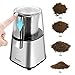 Barsetto Electric Coffee Grinder with Removal Coffee Powder Bowl, 200W Blade Spice Grinder,Stainless Steel