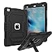 Case for iPad 9.7 2018,Case for iPad 2017 9.7,Case for iPad 6th Generation,Digital Hutty 3 in 1 Shockproof Heavy Duty Full-Body Protective Case with Kickstand Black
