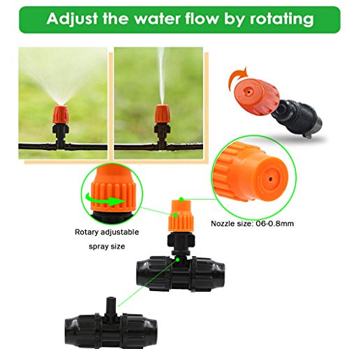 MeiGuiSha 50 ft Trampoline Backyard Sprinklers Spray Water Park Fun Summer Cool Things Outdoor Toys Water Game Trampoline Accessories Ladder ,Made to Attach on Trampoline Safety Net Enclosure