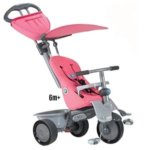 smart trike pink and black