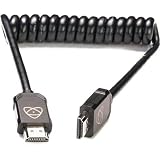 Atomos HDMI Full to HDMI Full Coiled Cable, 30cm/12" Coiled (60cm/24" Extended)