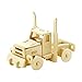 Wooden 3D Puzzles Truck Kit Build Car Wooden Truck Kit Car Model World Puzzle 20-pcs Wood Puzzle Car Model Kit (American Truck)