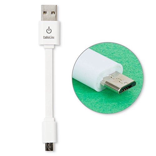 CableLinx Micro to USB Charge Cable for Android, Samsung, Windows, MP3, Camera and More - (White)