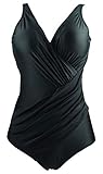 Cocoship Inspired Fashion V-Neckline One Piece Maillot Oceanus Swimsuit(FBA)
