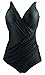 Cocoship Inspired Fashion V-Neckline One Piece Maillot Oceanus Swimsuit(FBA)