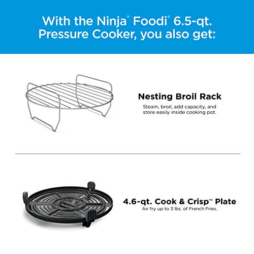 Ninja OS301 Foodi 10in1 Pressure Cooker and Air Fryer with Nesting