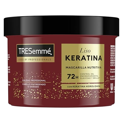 Mascarilla para cabellos secos y con tendencia a encresparse Liso Keratina con aceite de marula y keratina, 440ml