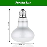 Lotvic 2 Pack 100W Reptile Heat Lamp E27 UVA Daylight Bearded Dragon Lamp view 2