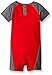 PUMA Baby' 3 Piece Romper Set, Fierce Red, 6/9M