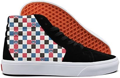 gxxiishow Cool Glasses Bears Canvas Men Shoes Sneaker High Top Lace Up