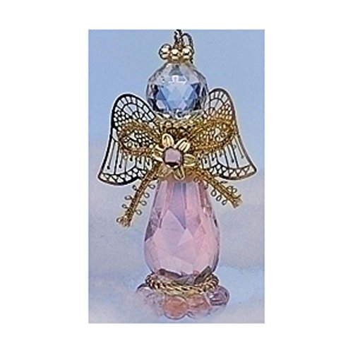 Birthstone Angel Ornament October