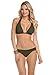 Becca by Rebecca Virtue Women's Color Code Sliding Halter Bikini Top (D+ Cup)