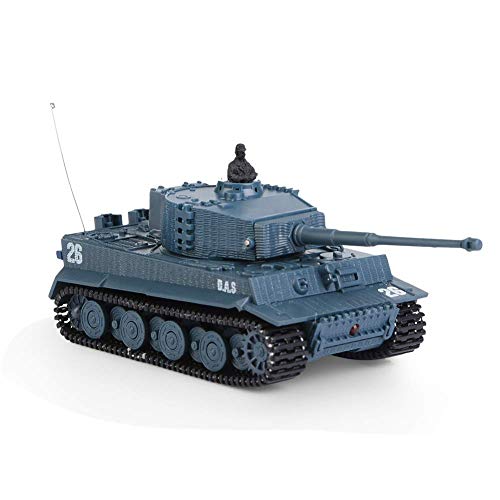 RC Tank Toy, 1/72 Scale 4 Channels Remote Control Tank Toy High Simulated Mini RC Tank Suitable for Children Gift Remote Control Tank Model Toy