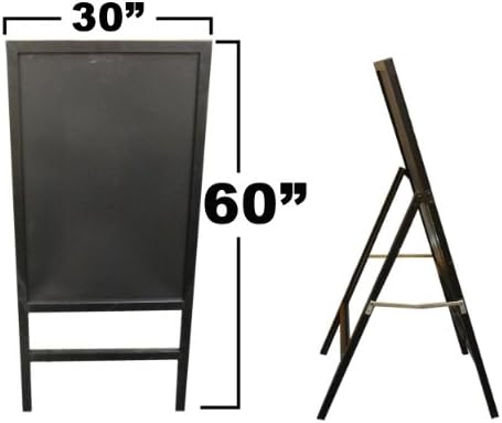 30"x60" Flashing Illuminated Erasable Neon LED Writing Board Menu Sign with Control Button and Folding Stand (A Complete Set-8 8mm Fluorescent Marker Pens Included)(7 Colors and Flashing Mode)