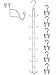 NEW IMPROVED SYSTEM: Boot Stax - Vertical Storage System - 1 Hanging Swivel Rod With 12 Hooks - Includes 6 Boot Hangers