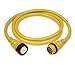 Marinco 199117 Cordset, 30A 125V, 25', Yellow