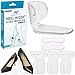 Heel Grips, Best Quality High Heel Cushion Silicone Shoe Pads for Too Big Shoes Anti-Slip Heel Grips Inserts Liners Foot Insoles for Women, Back of Heel Protector