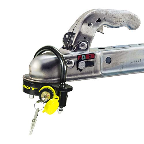 Haskyy Aanhangerslot kogelslot diefstalbeveiliging aanhangerbeveiliging sleepblokkering I hoogwaardig staal I… - Afbeelding 7