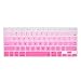 Case Star Fade-in Gradient Pattern Silicone Keyboard Cover Skin for MacBook 13-Inch Unibody/MacBook Pro 13, 15, 17-Inch and Apple Wireless Keyboard (Fade-in Pink Cover)