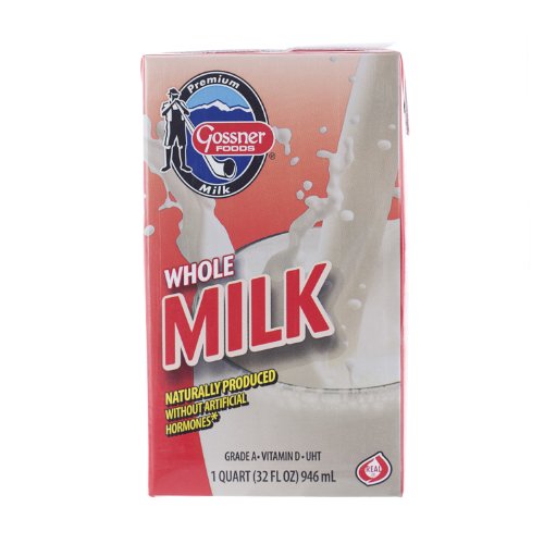 Gossner Foods Shelf Stable Whole Milk 32 Oz Carton