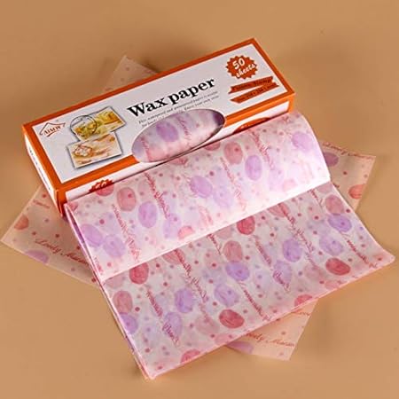 50 unidades de papel encerado de grado alimenticio para envolver ...