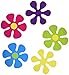 Beistle Mini Retro Flower Cutouts Pack of 3