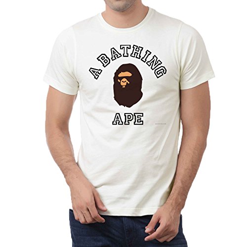 A Bathing Ape Bape Logo For Small White Men T Shirt Buy Online In Angola At Angola Desertcart Com Productid