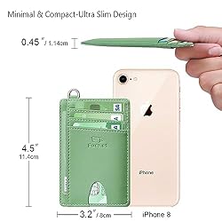 FurArt Slim Minimalist Wallet, Front Pocket
