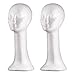Dini Wigs Styrofoam Display Mannequin Head 19 Inch For Wigs, Hair Pieces, Hats and Accessories 2 Pack
