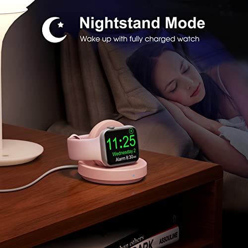 ZAPOGO Portable Magnetic Charging Dock for Apple Watch, Wireless