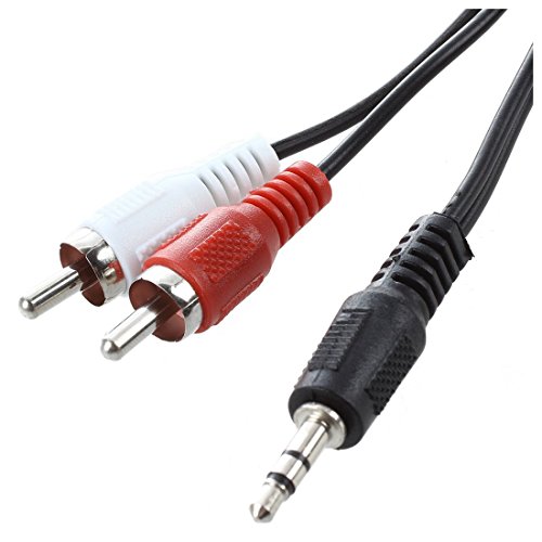 SODIAL(R) 3.5mm to 2 RCA Stereo Audio Cable Male Jack for Ipod MP3 1.2M - Thumbnail 2